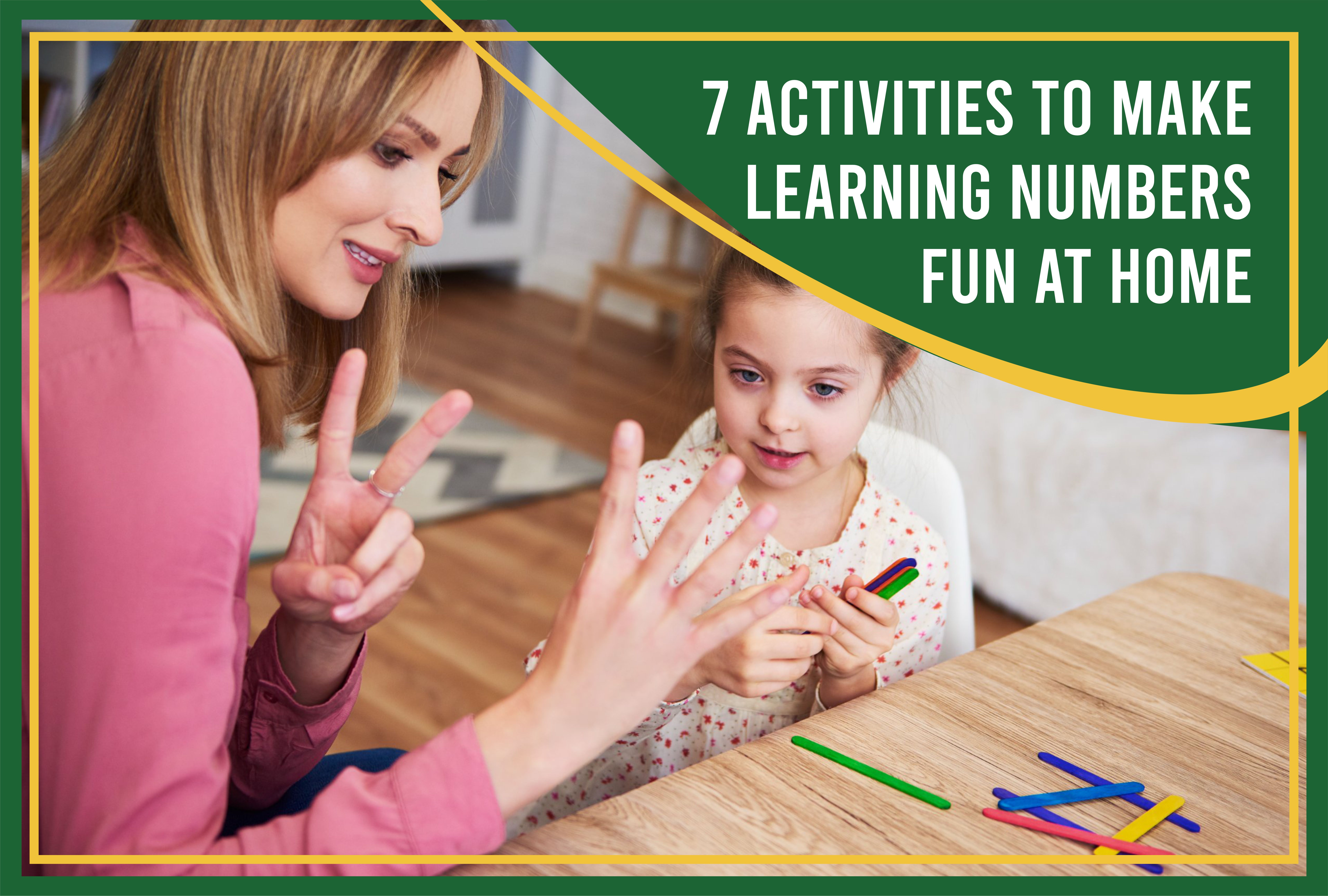 Activities to Make Learning Numbers Fun at Home