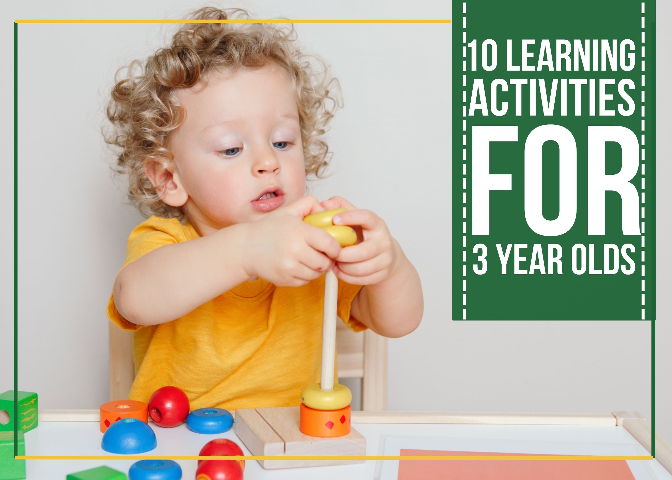 Learning Activities for 3-Year-Olds